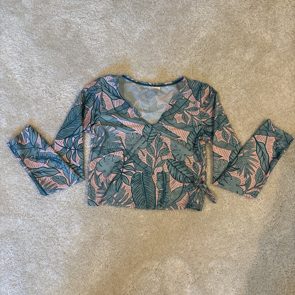 Floral Print Women's Top